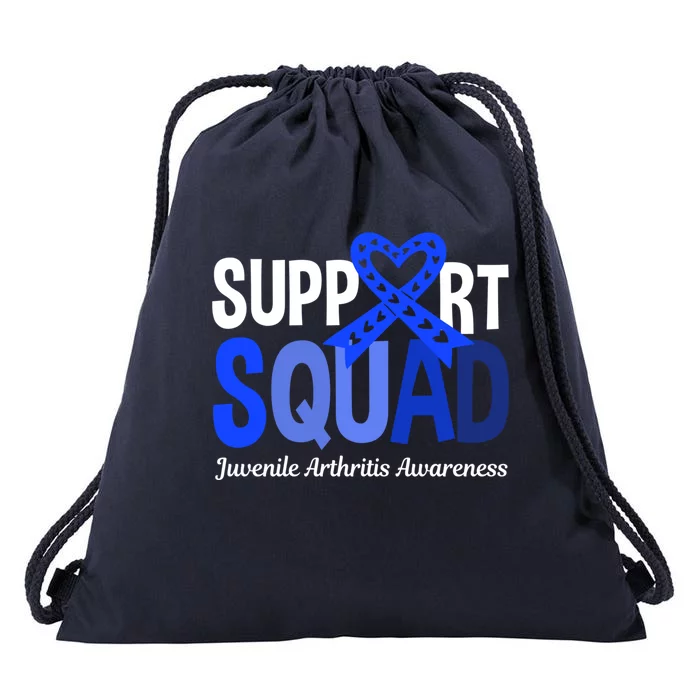 Support Squad Juvenile Arthritis Awareness Wear Meaningful Gift Drawstring Bag