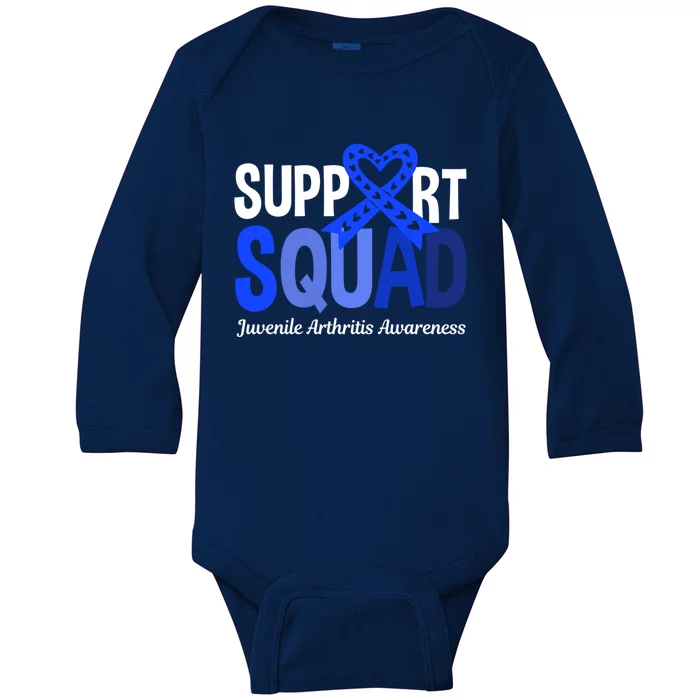 Support Squad Juvenile Arthritis Awareness Wear Meaningful Gift Baby Long Sleeve Bodysuit