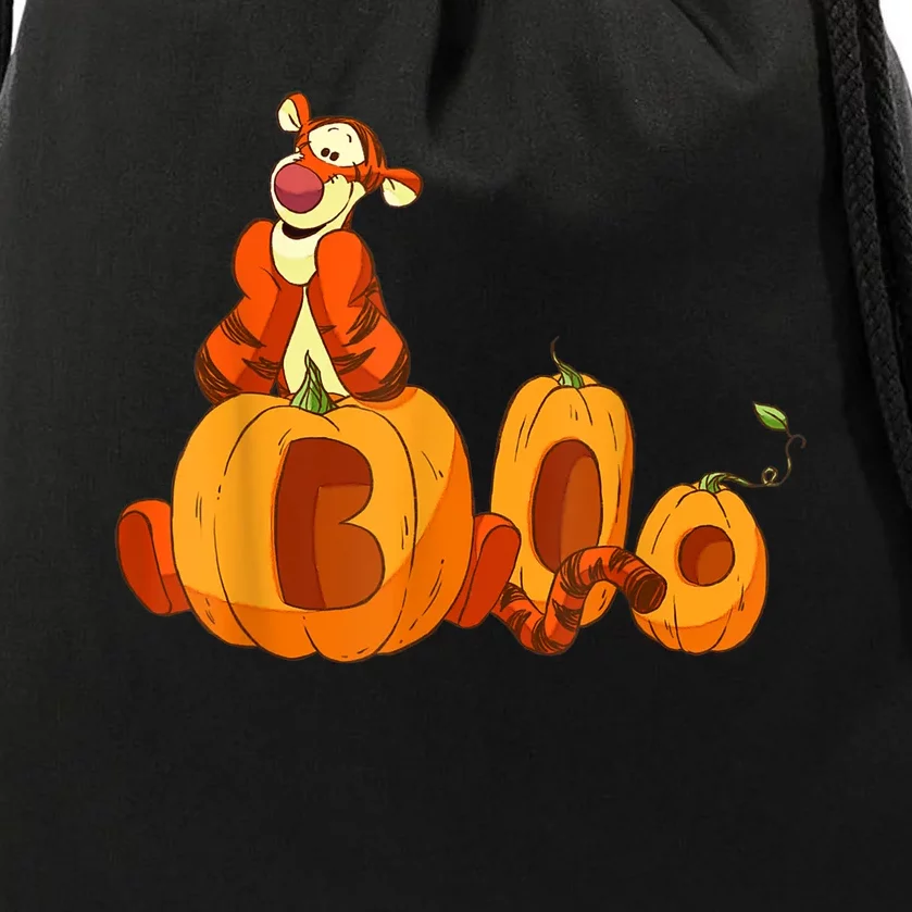 Scary Spooky Jack O Lantern Face Pumpkin Men Boys Halloween Drawstring Bag