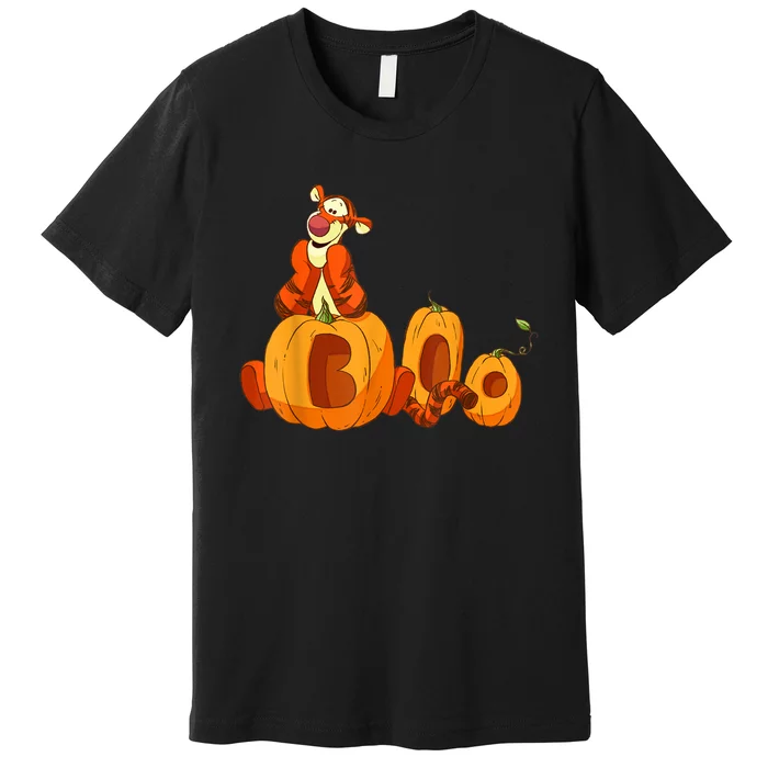 Scary Spooky Jack O Lantern Face Pumpkin Men Boys Halloween Premium T-Shirt