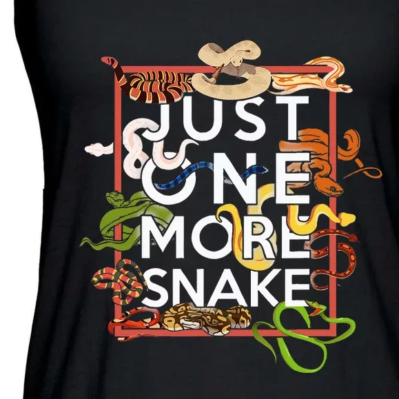 Snake Serpent Just One More Snake Ladies Essential Flowy Tank