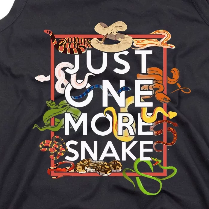 Snake Serpent Just One More Snake Tank Top