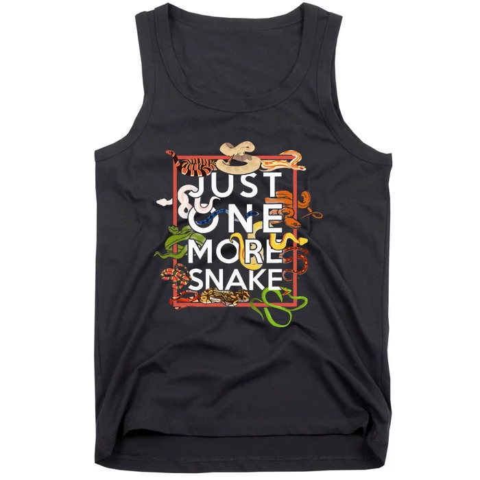 Snake Serpent Just One More Snake Tank Top