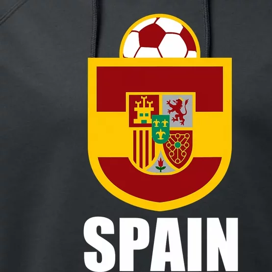 Spain Soccer Jersey Spain Football Fans Performance Fleece Hoodie