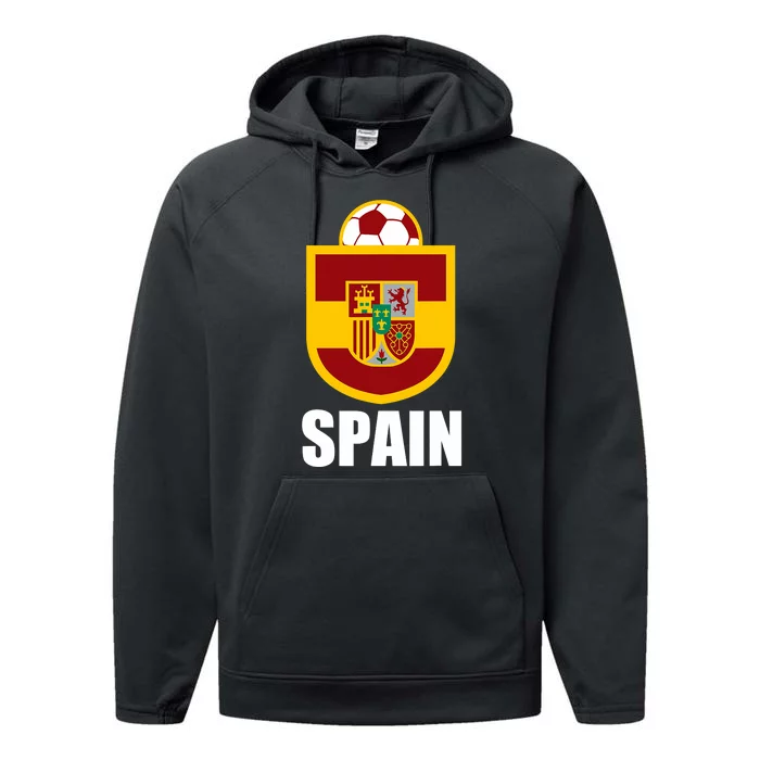 Spain Soccer Jersey Spain Football Fans Performance Fleece Hoodie