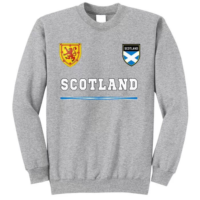 Scotland Sportssoccer Jersey Flag Football Tall Sweatshirt