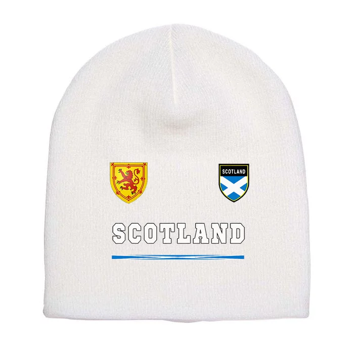 Scotland Sportssoccer Jersey Flag Football Short Acrylic Beanie