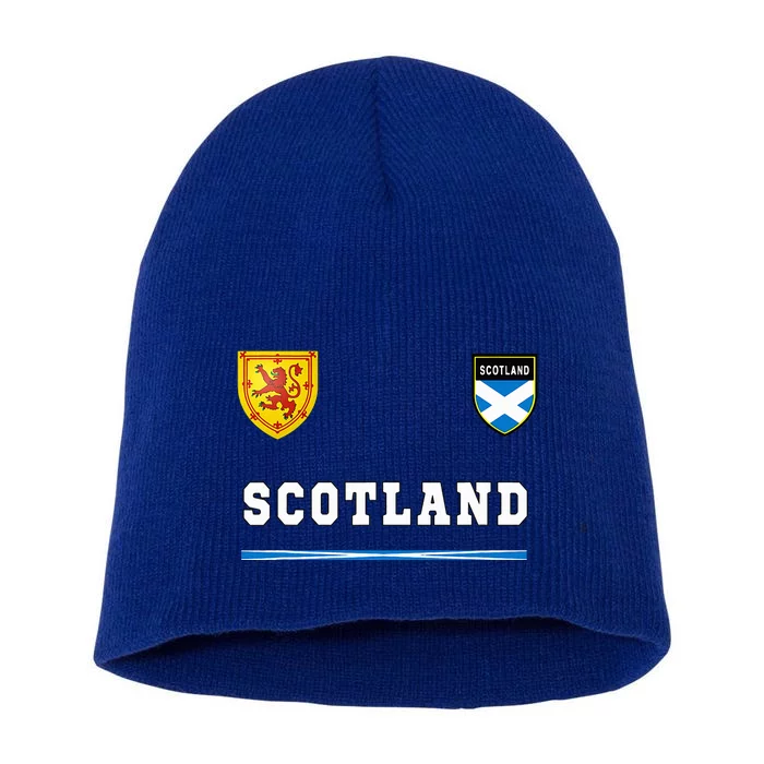 Scotland Sportssoccer Jersey Flag Football Short Acrylic Beanie