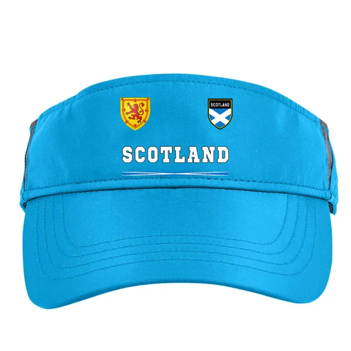 Scotland Sportssoccer Jersey Flag Football Adult Drive Performance Visor