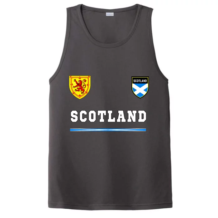 Scotland Sportssoccer Jersey Flag Football Performance Tank