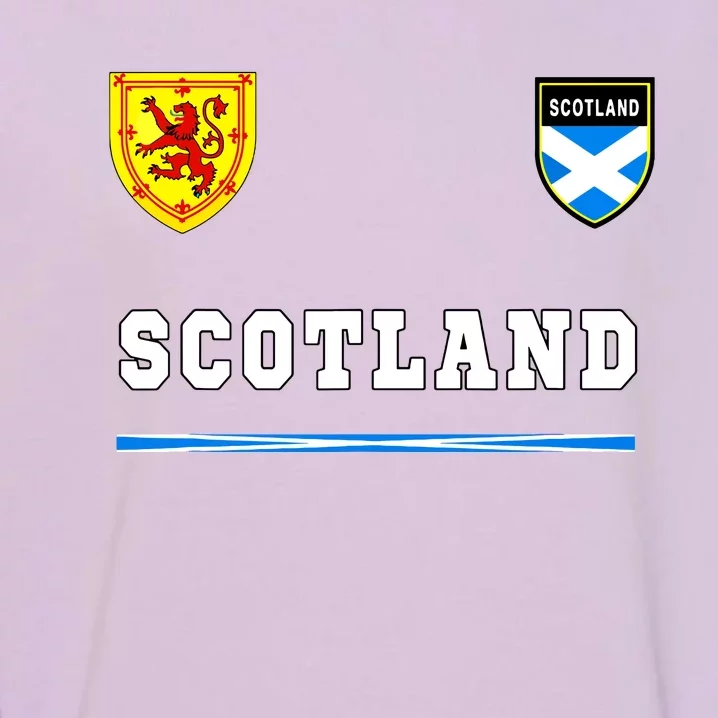 Scotland Sportssoccer Jersey Flag Football Garment-Dyed Sweatshirt