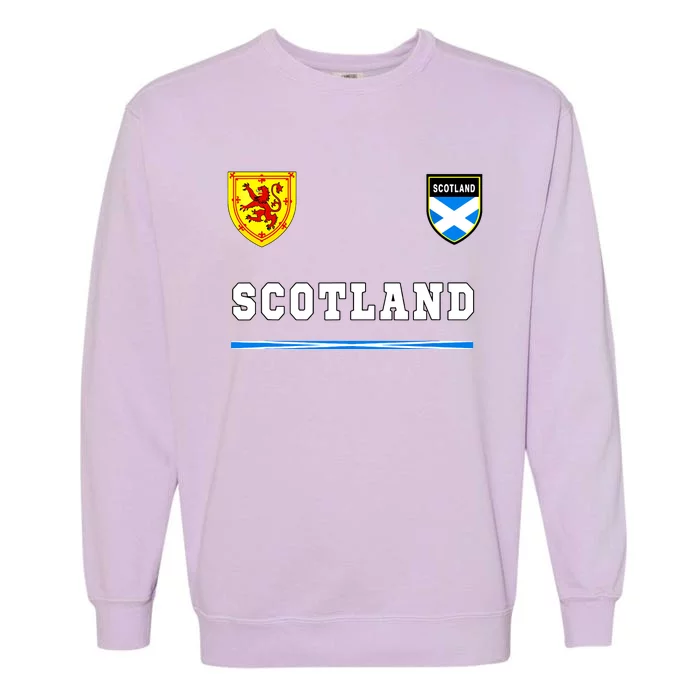 Scotland Sportssoccer Jersey Flag Football Garment-Dyed Sweatshirt