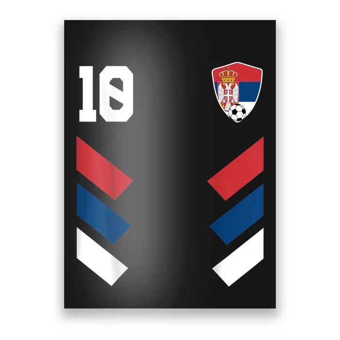 Serbia Soccer Jersey Serbian Football Shirt Flag Poster