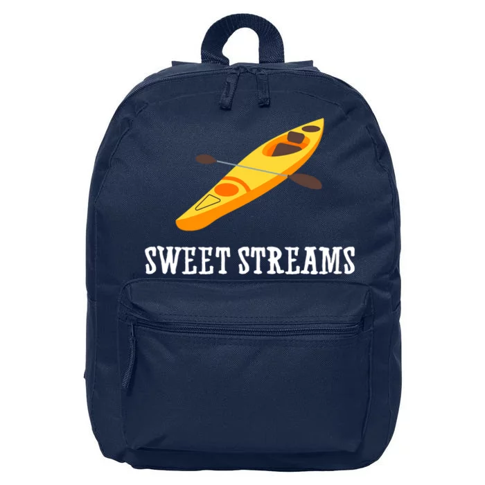 Sweet Streams Kayak Canoeing Boat 16 in Basic Backpack