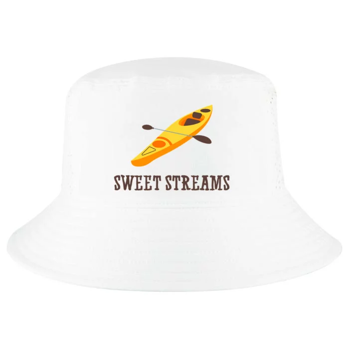 Sweet Streams Kayak Canoeing Boat Cool Comfort Performance Bucket Hat