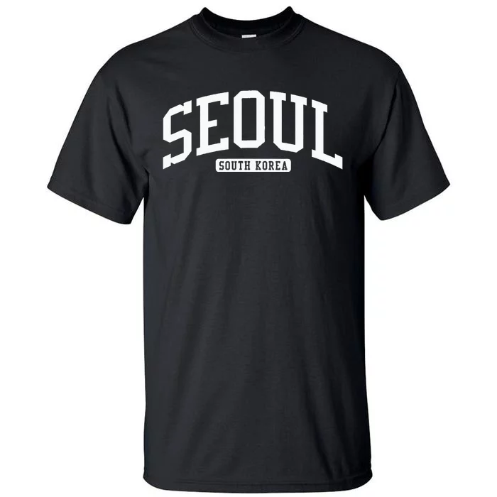 Seoul South Korea College Tall T-Shirt