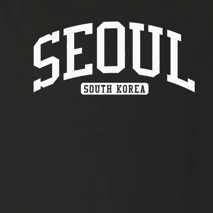 Seoul South Korea College Toddler Long Sleeve Shirt