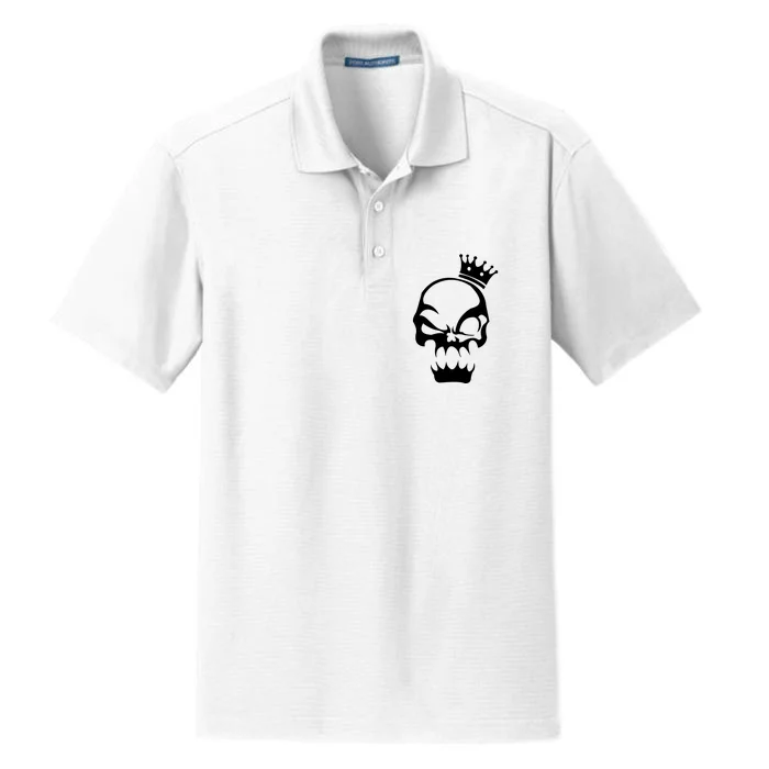 Skull Dry Zone Grid Performance Polo