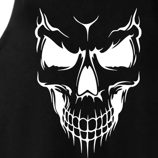 Skull Ladies Tri-Blend Wicking Tank