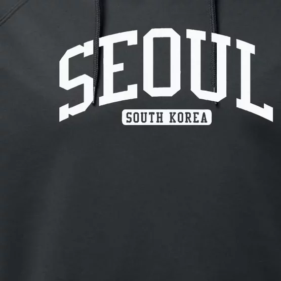 Seoul South Korea College Performance Fleece Hoodie