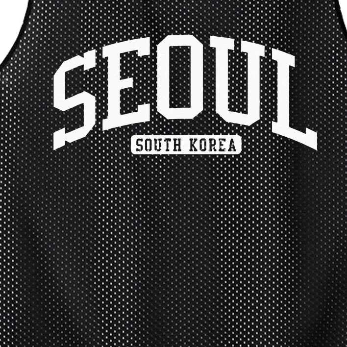 Seoul South Korea College Mesh Reversible Basketball Jersey Tank