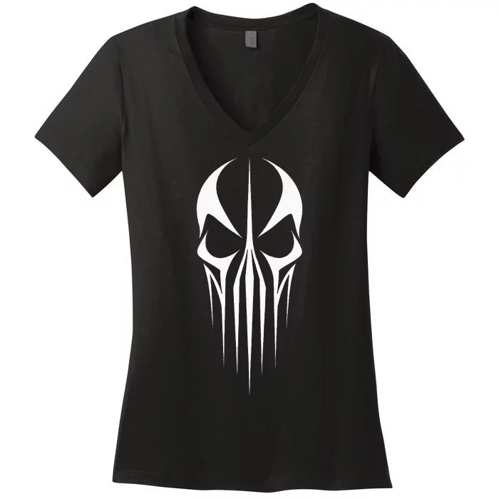 Skull Women's V-Neck T-Shirt