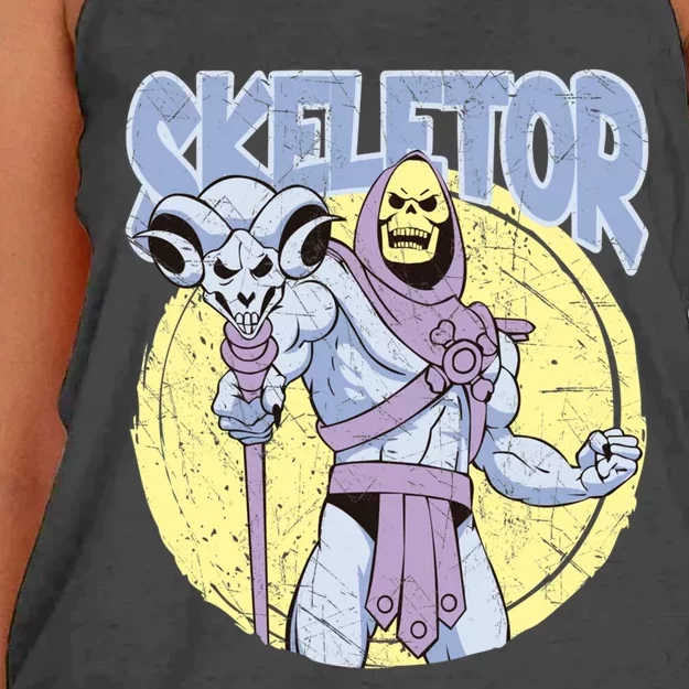 Skeletor Women's Knotted Racerback Tank