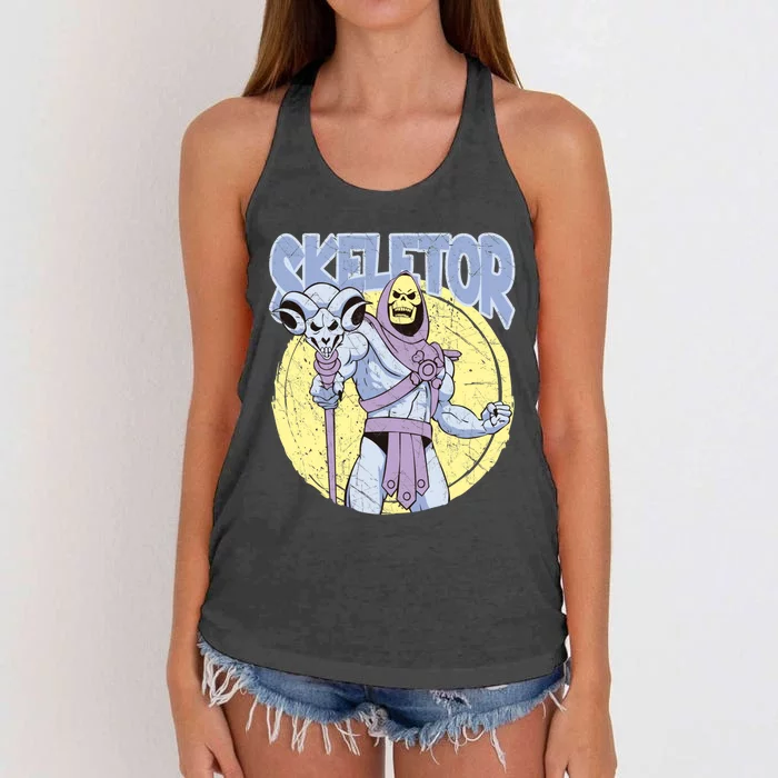 Skeletor Women's Knotted Racerback Tank