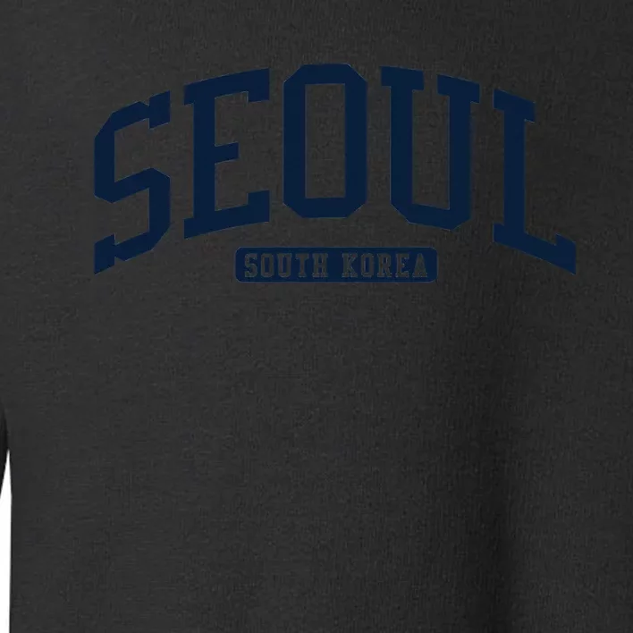 Seoul South Korea College University Style Sweatshirt Toddler Sweatshirt