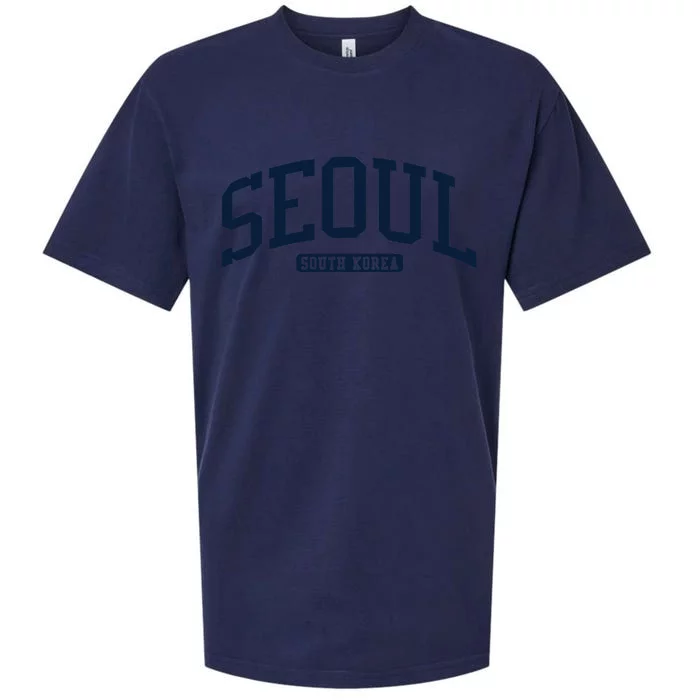 Seoul South Korea College University Style Sweatshirt Sueded Cloud Jersey T-Shirt