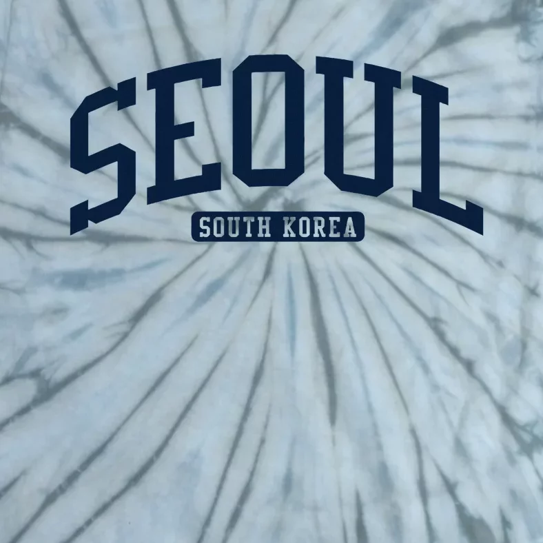 Seoul South Korea College University Style Tie-Dye T-Shirt