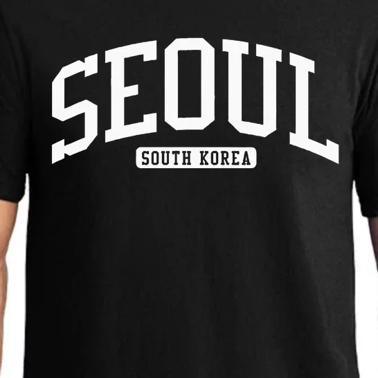 Seoul South Korea College University Style Pajama Set