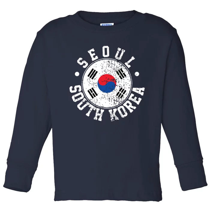 Seoul South Korea Toddler Long Sleeve Shirt