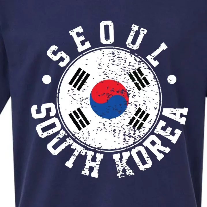 Seoul South Korea Sueded Cloud Jersey T-Shirt