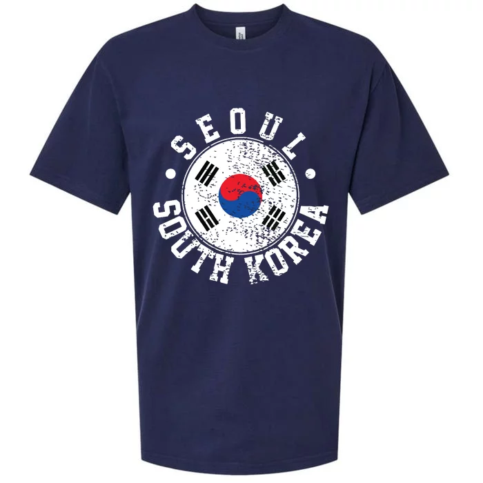 Seoul South Korea Sueded Cloud Jersey T-Shirt