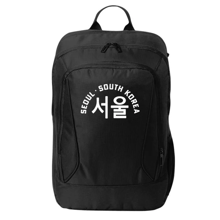 Seoul South Korea Korean Hangul College Style Retro City Backpack