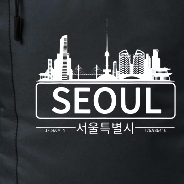 Seoul South Korea Skyline Cityscape Daily Commute Backpack