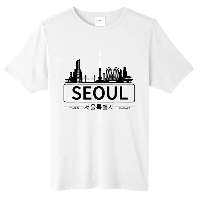 Seoul South Korea Skyline Cityscape ChromaSoft Performance T-Shirt