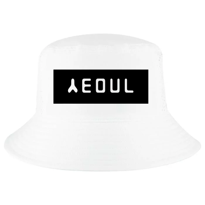 Seoul South Korea With Hangeul City Of Korea Cool Comfort Performance Bucket Hat