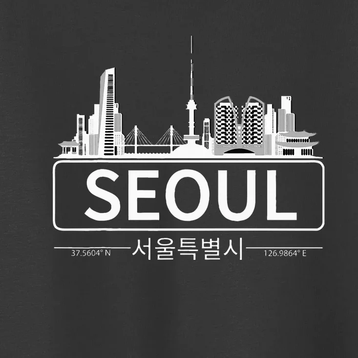 Seoul South Korea Skyline Cityscape Toddler T-Shirt