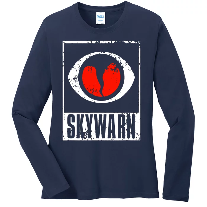 Skywarn Ladies Long Sleeve Shirt