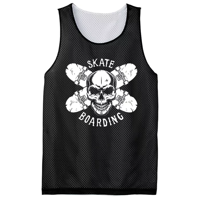 Skateboarding Mesh Reversible Basketball Jersey Tank