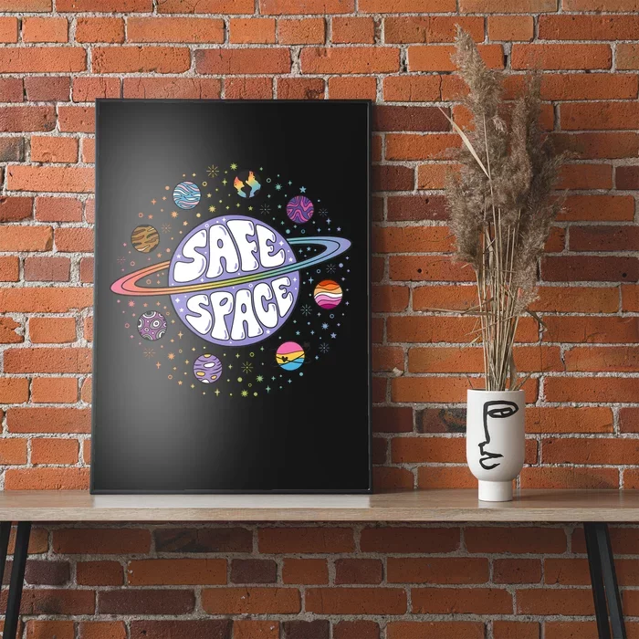 Safe Space Lgbtq Friendly Proud Ally Poster