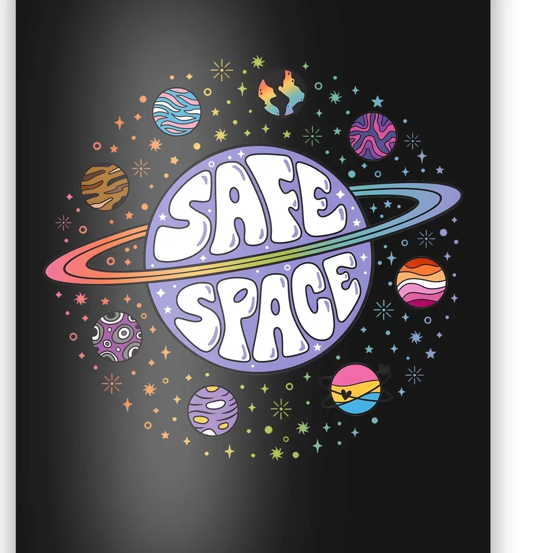 Safe Space Lgbtq Friendly Proud Ally Poster