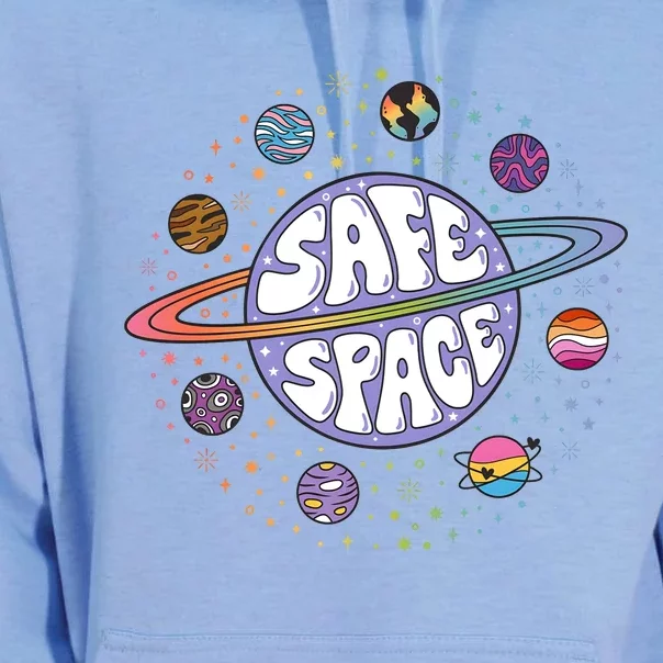 Safe Space Lgbtq Friendly Proud Ally Unisex Surf Hoodie