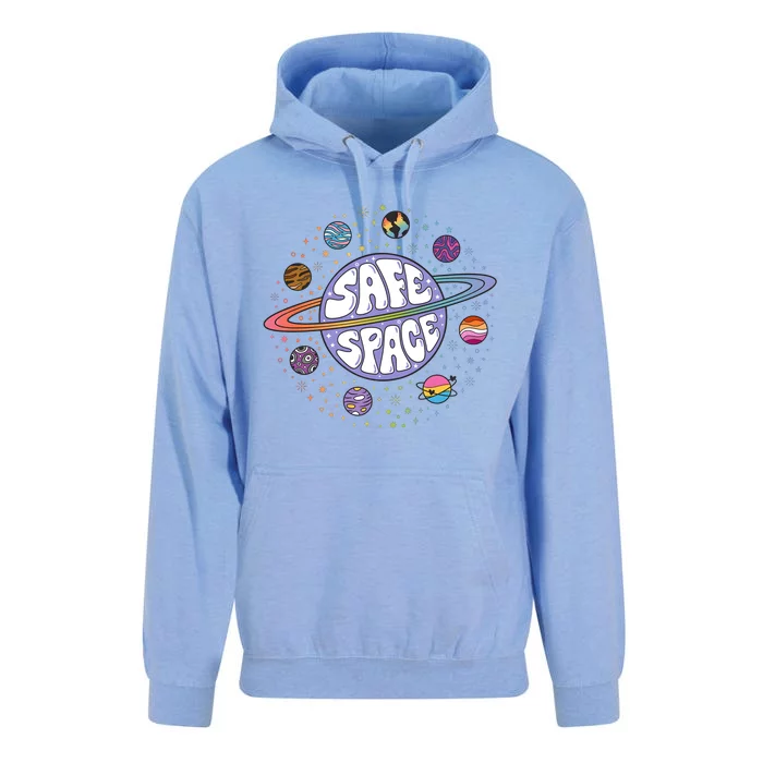 Safe Space Lgbtq Friendly Proud Ally Unisex Surf Hoodie