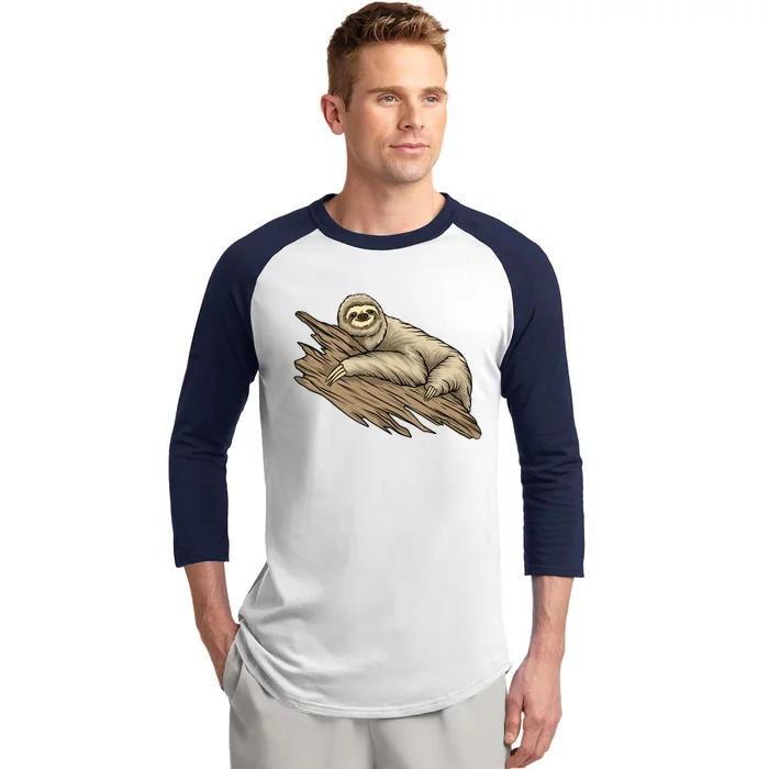 Sloth Baseball Sleeve Shirt