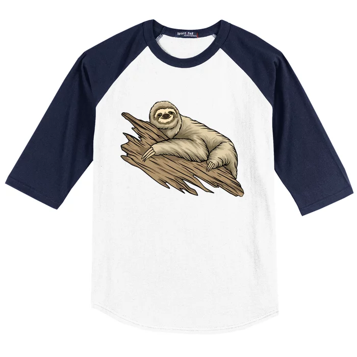 Sloth Baseball Sleeve Shirt