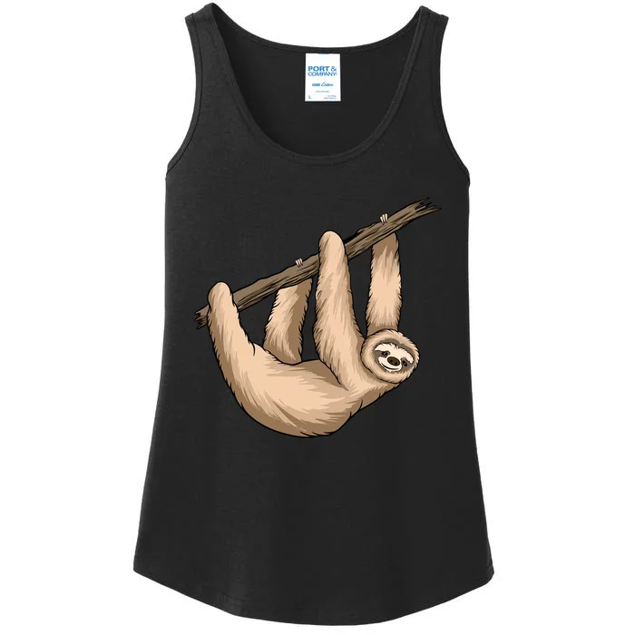 Sloth Ladies Essential Tank