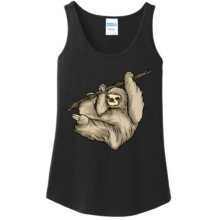 Sloth Ladies Essential Tank